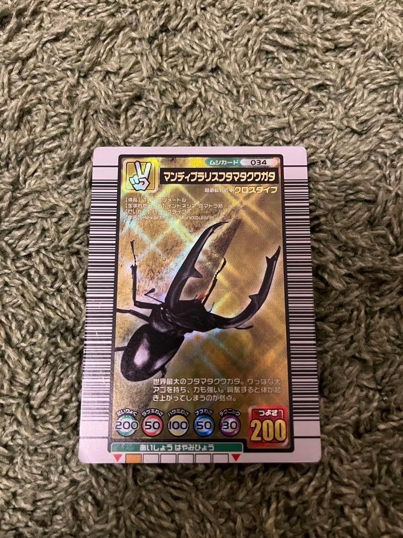 【極美品】ムシキング　マンディブラリスフタマタクワガタ　2004セカンド+ ムシキング マンディブラリスフタマタクワガタ 2004 ファースト